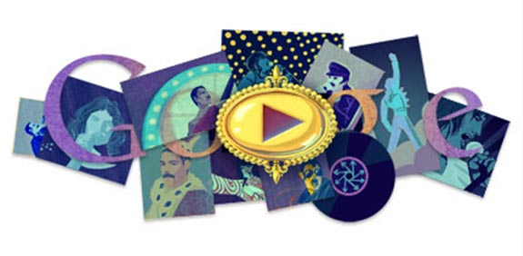גוגל לכבוד הזמר פרדי מרקורי / מתוך: google